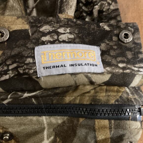 Remington Real Tree Hardwood Camo Insulated Coat Mens M Thermal Thermore Hunting - Picture 3 of 10